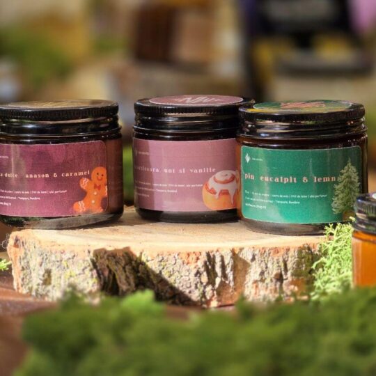 Pachet de 3 mini lumânări